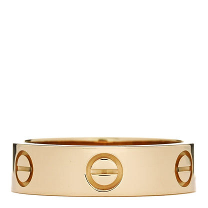 Cartier 18K Yellow Gold 5.5mm LOVE Ring 56 7.75 3 of 5