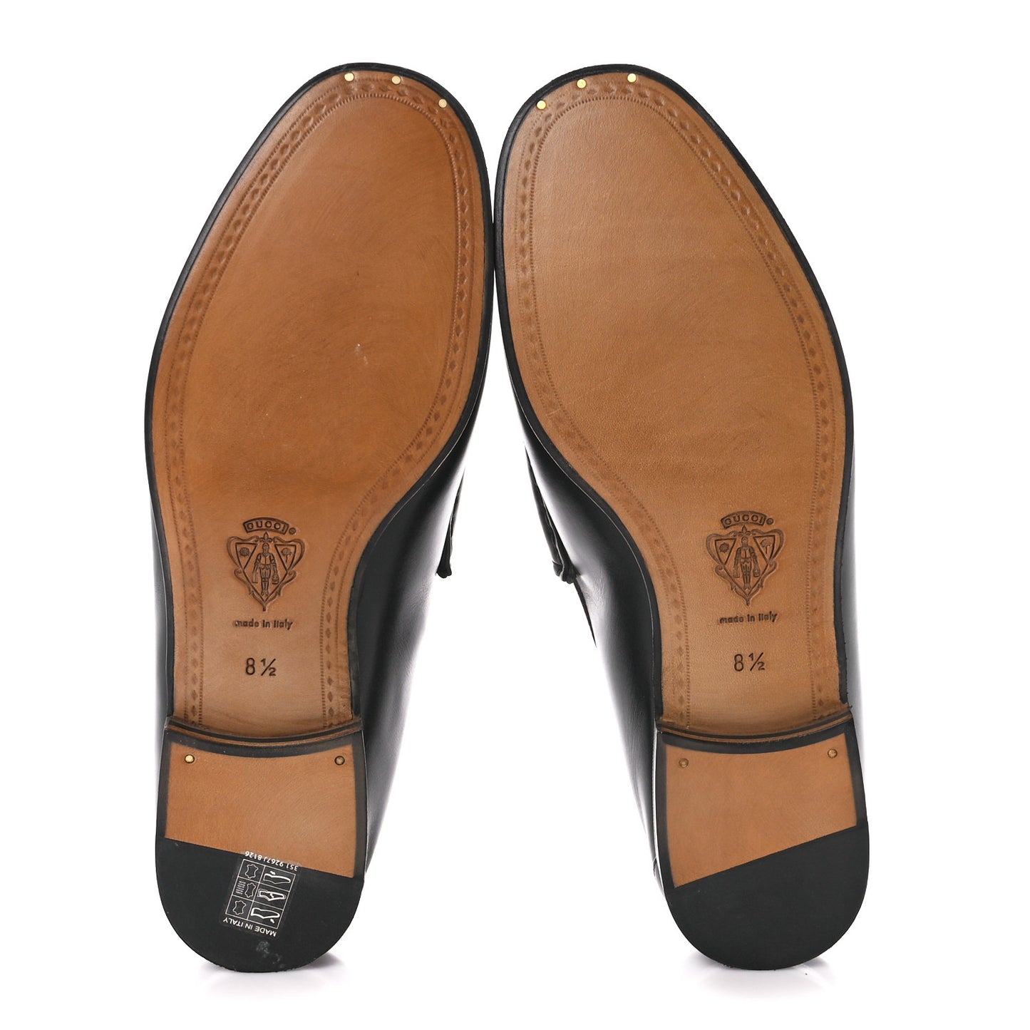 Lebonne Calfskin Mens Horsebit Loafers With Cover 8.5 Black