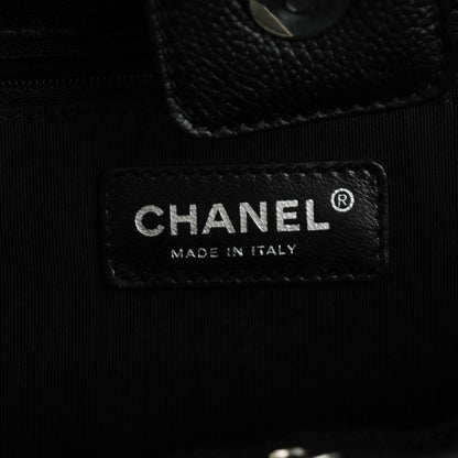 Chanel Calfskin Cerf Executive Shopper Tote Black 7 of 8