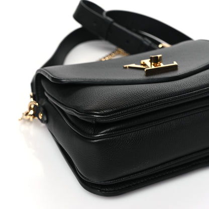 Louis Vuitton Grained Calfskin Lockme Oxford Black 7 of 9