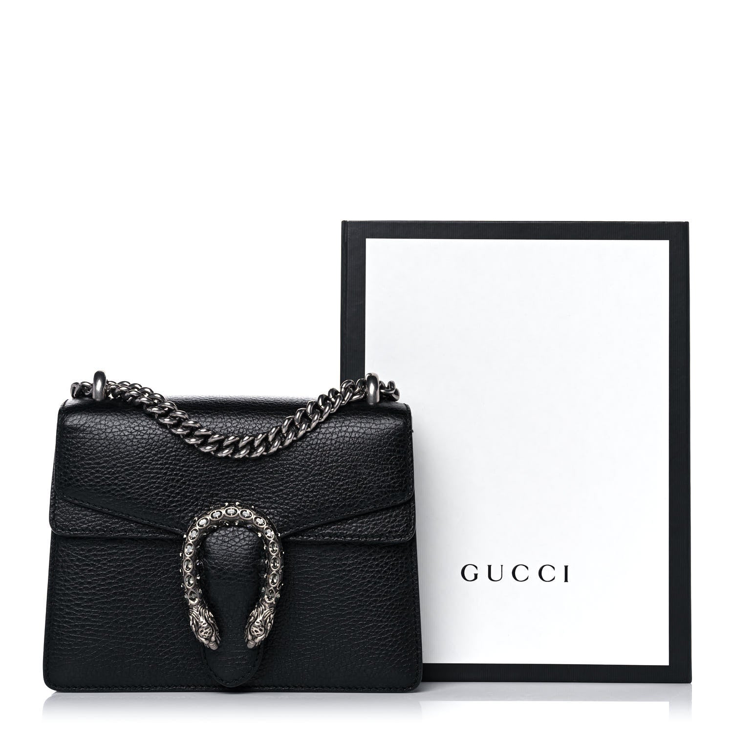 Gucci Calfskin Mini Dionysus Shoulder Bag Black 16 of 16