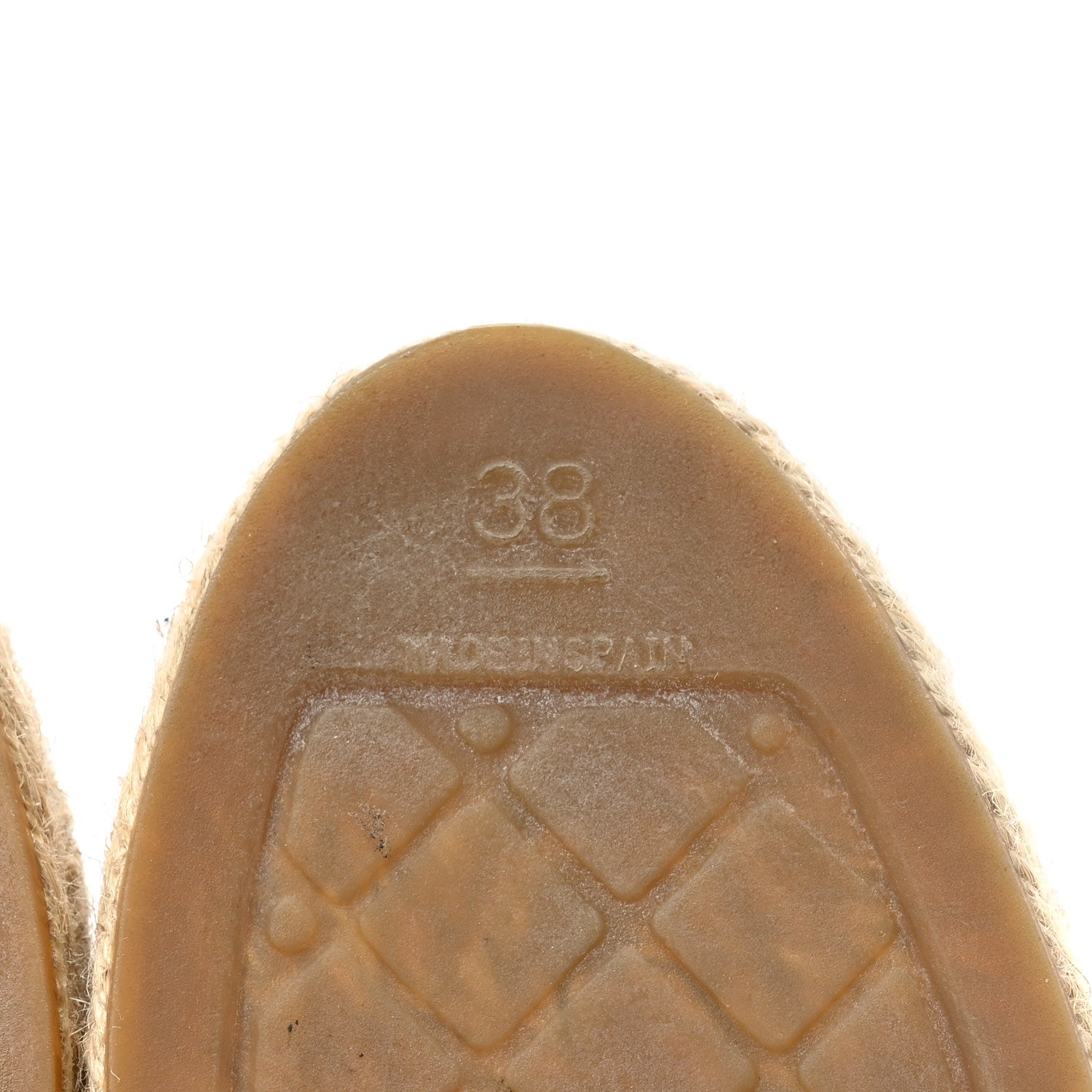 Chanel Mesh Lambskin Check Print CC Espadrilles 38 Blue Black White 6 of 11