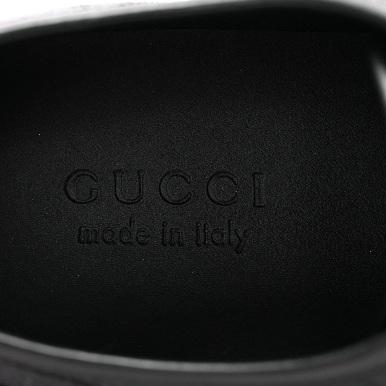 Gucci Monogram Mens Sneakers 9.5 Black Piombo 7 of 9