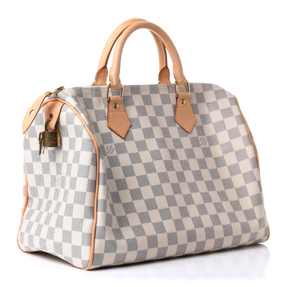 Louis Vuitton Damier Azur Speedy 30 3 of 11