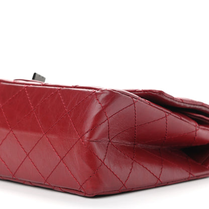 Chanel Aged Calfskin Quilted 2.55 Reissue 226 Flap Red 9 of 13