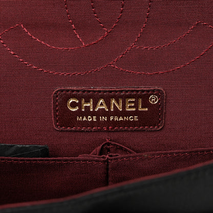 Chanel Jersey Coco's Croc 2.55 Reissue 226 Flap Black 6 of 12