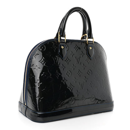 Louis Vuitton Vernis Alma PM Blue Infini 3 of 10