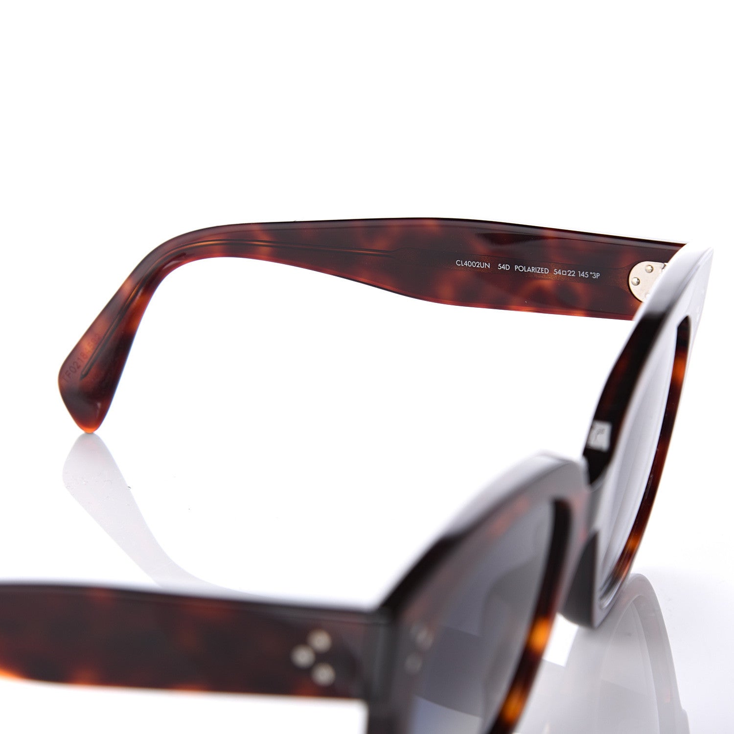 Celine New Audrey CL4002UN Sunglasses Tortoise 6 of 8