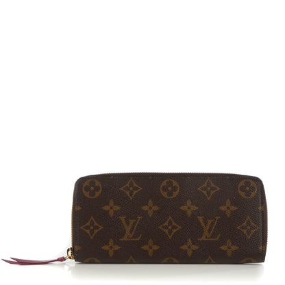 Louis Vuitton Monogram Clemence Wallet Fuchsia 1 of 7