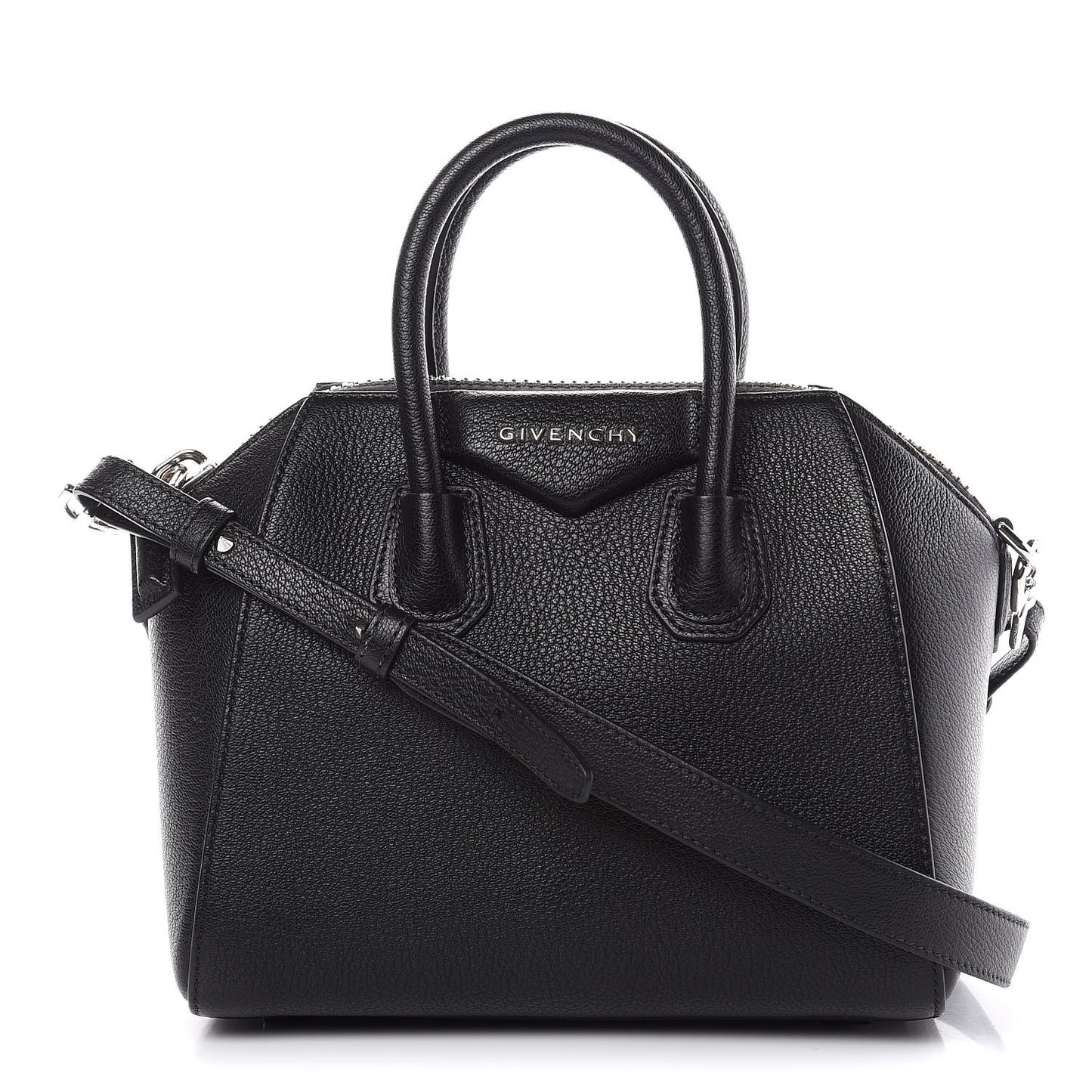 Sugar Goatskin Mini Antigona Black