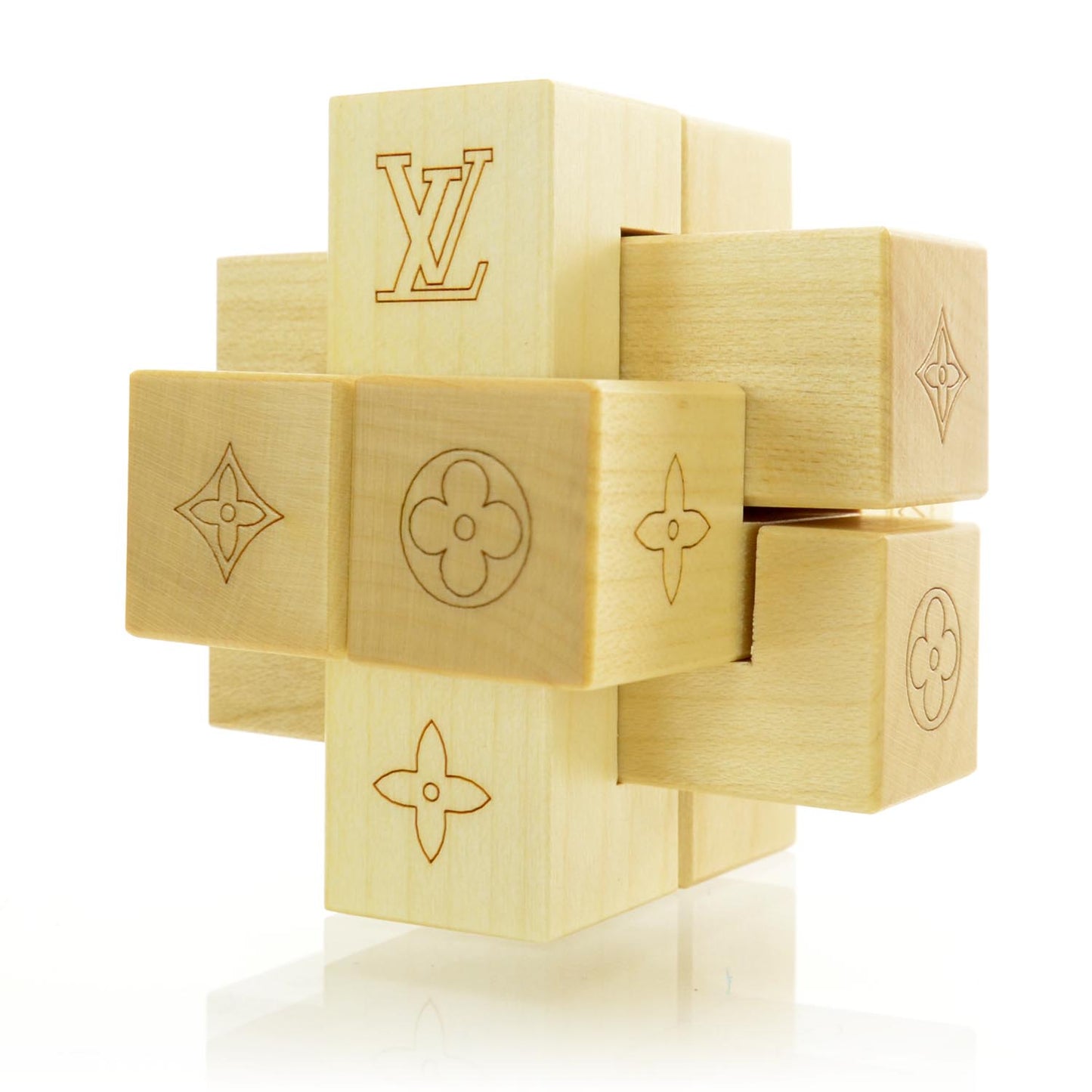 Le Pateki Wood Cube Puzzle