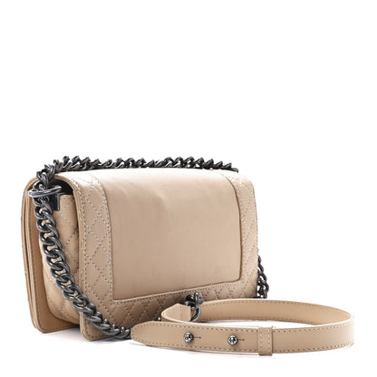 Chanel Calfskin Medium Boy Reverso Flap Beige Clair 4 of 12