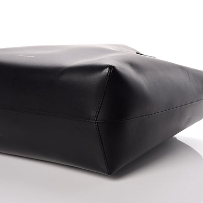 Mansur Gavriel Calfskin Small Shopping Tote Black Blu 9 of 12
