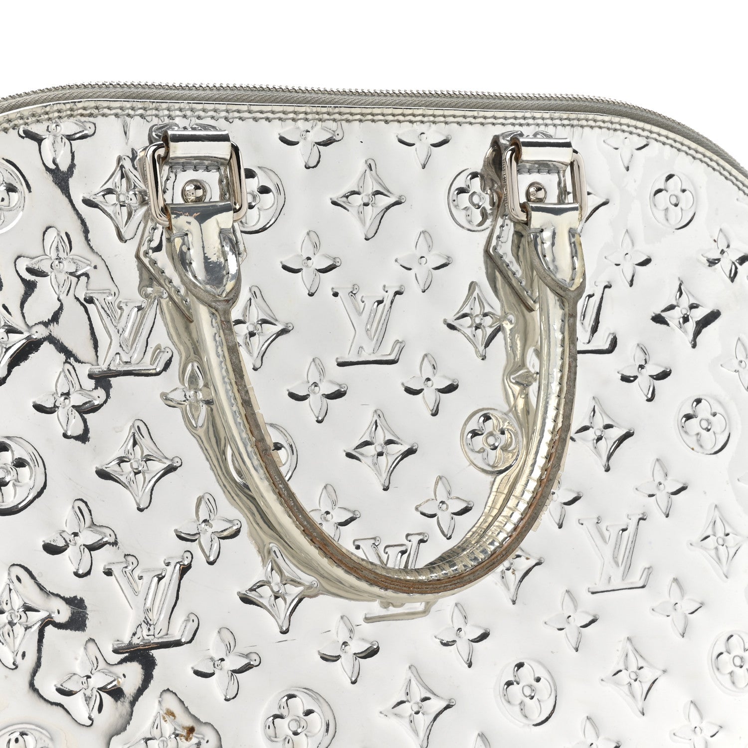Louis Vuitton Monogram Miroir Alma MM Silver 23 of 33