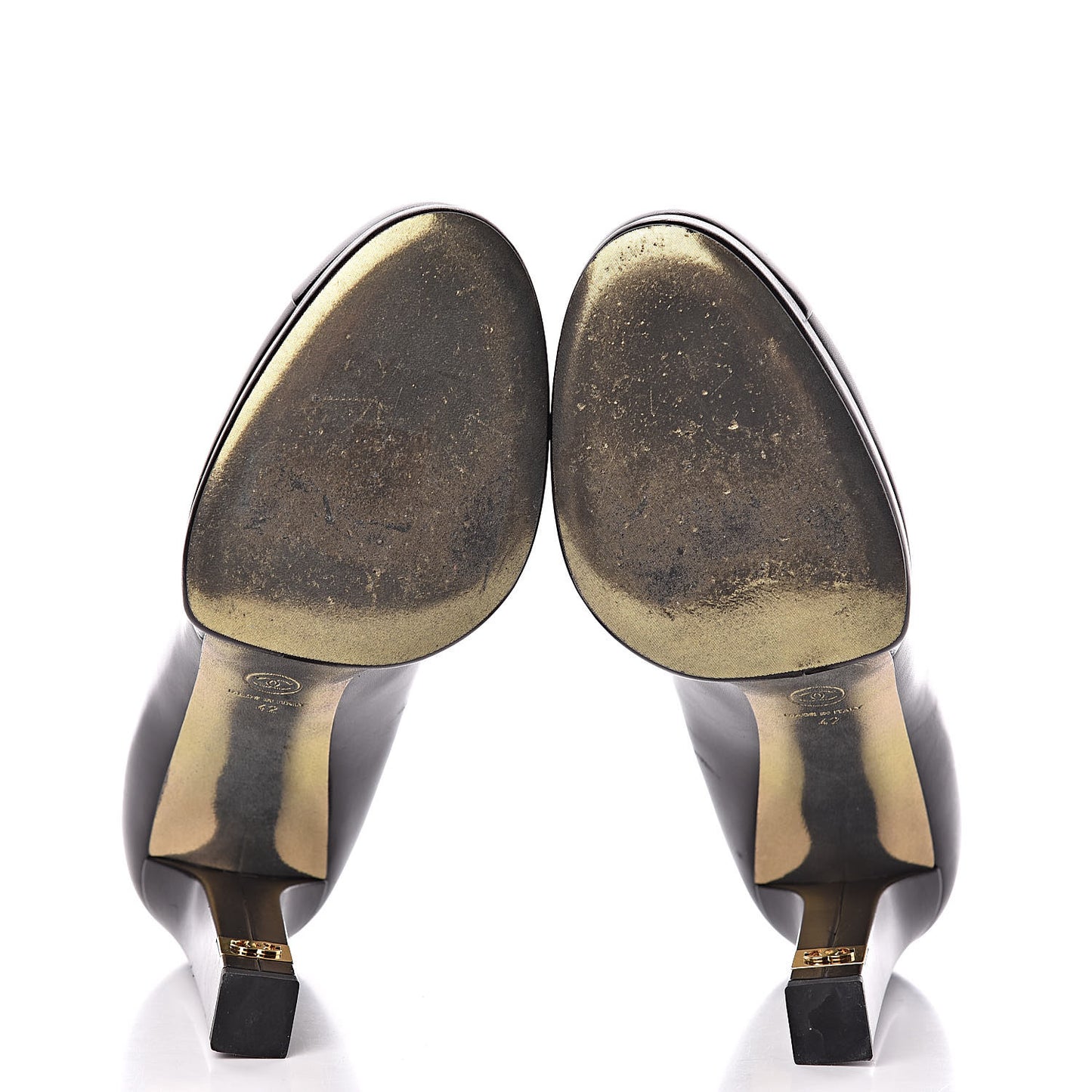 Lambskin Platform Cap Toe Pumps 42 Black