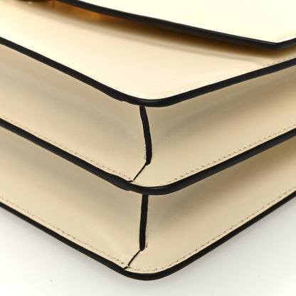 Valentino Garavani Vitello Vlogo Cutout Chain Shoulder Bag Light Ivory 9 of 10