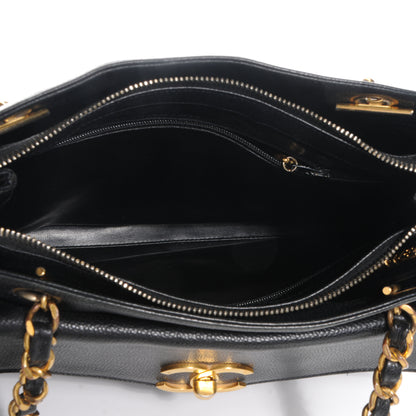 Chanel Caviar Shoulder Bag Black 6 of 8