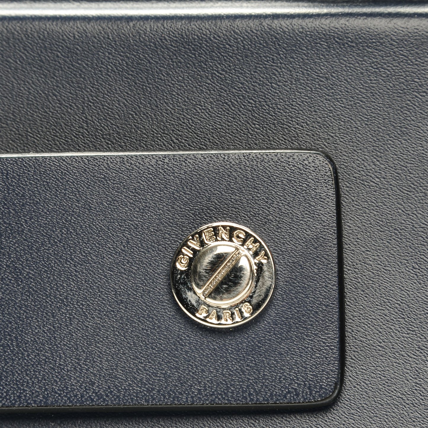 Smooth Calfskin Mini Horizon Satchel Navy