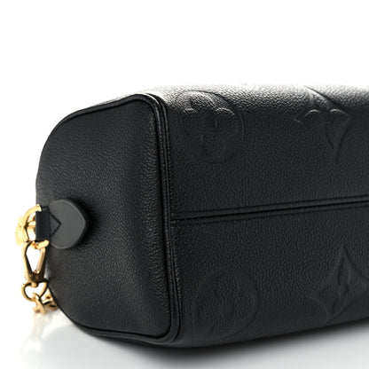 Louis Vuitton Empreinte Monogram Giant Speedy Bandouliere 20 Black 9 of 11