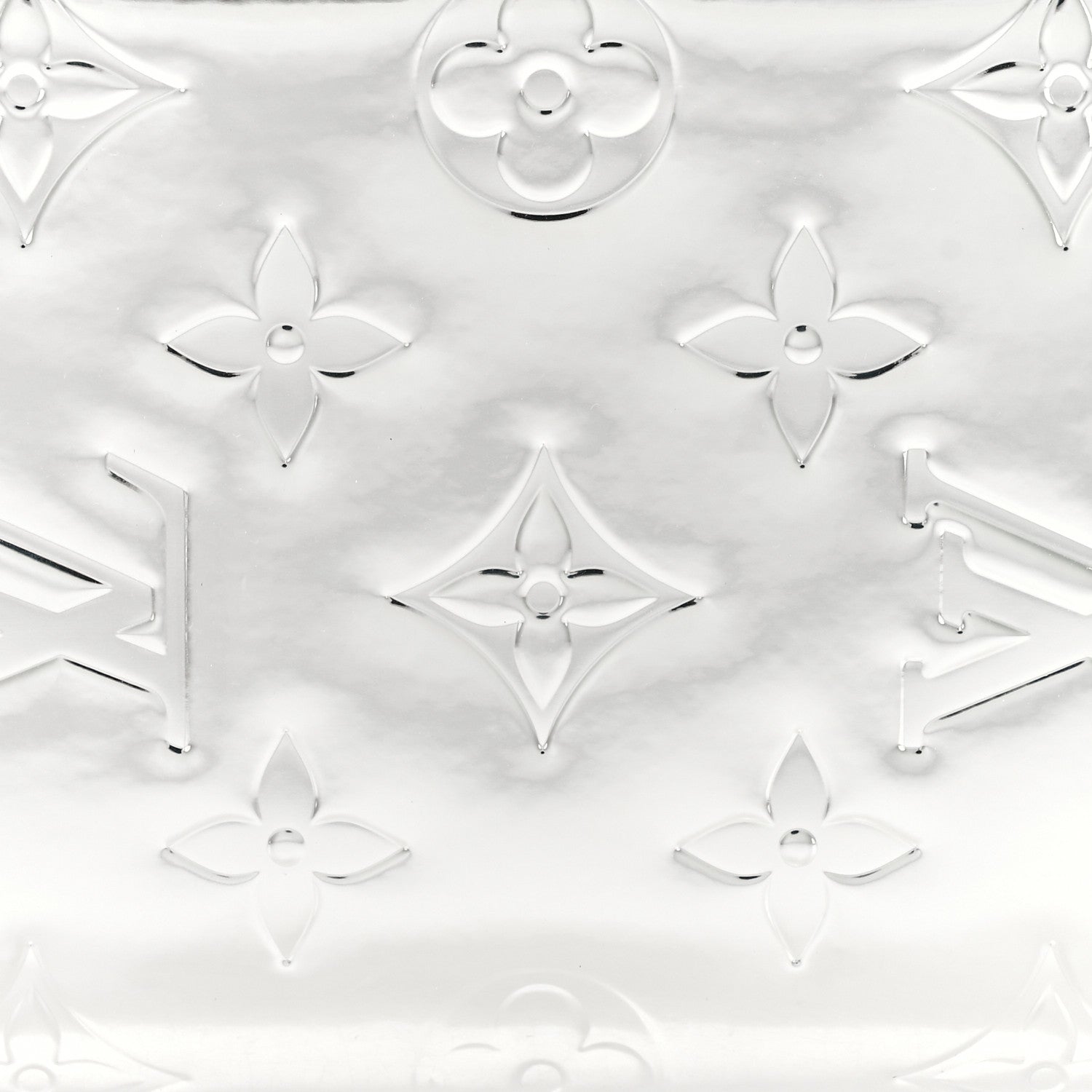 Louis Vuitton Monogram Mirror Zippy Wallet Silver 8 of 9