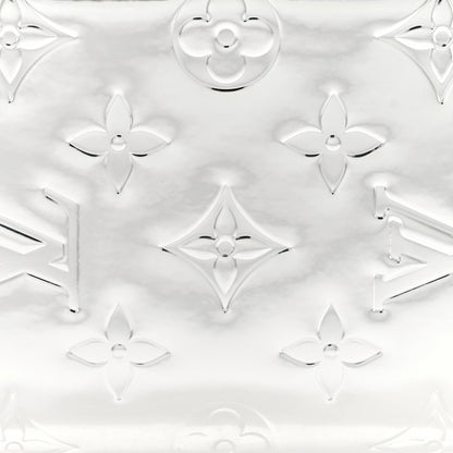 Louis Vuitton Monogram Mirror Zippy Wallet Silver 8 of 9