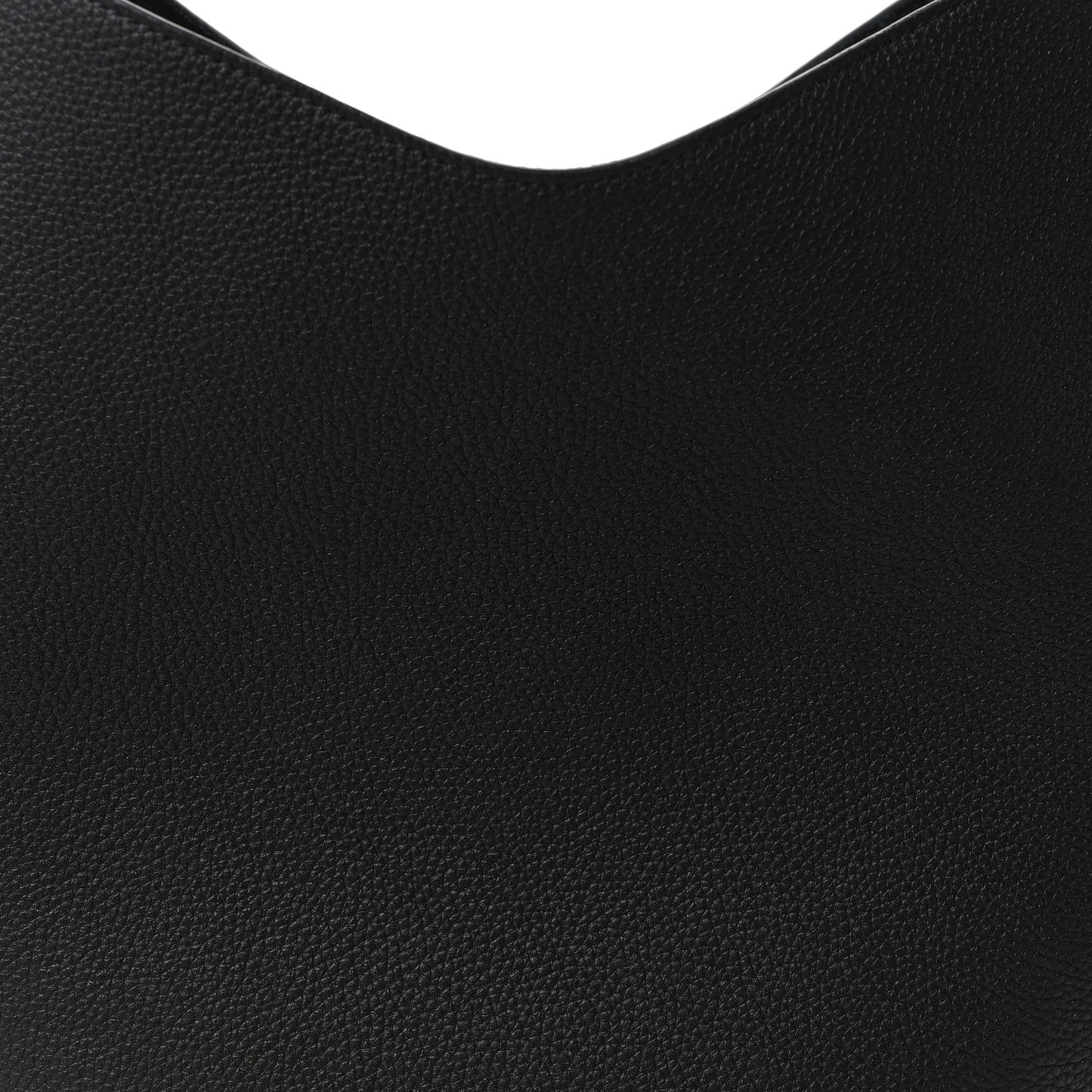 Pebbled Sport Calfskin Small Lotus Tote Black
