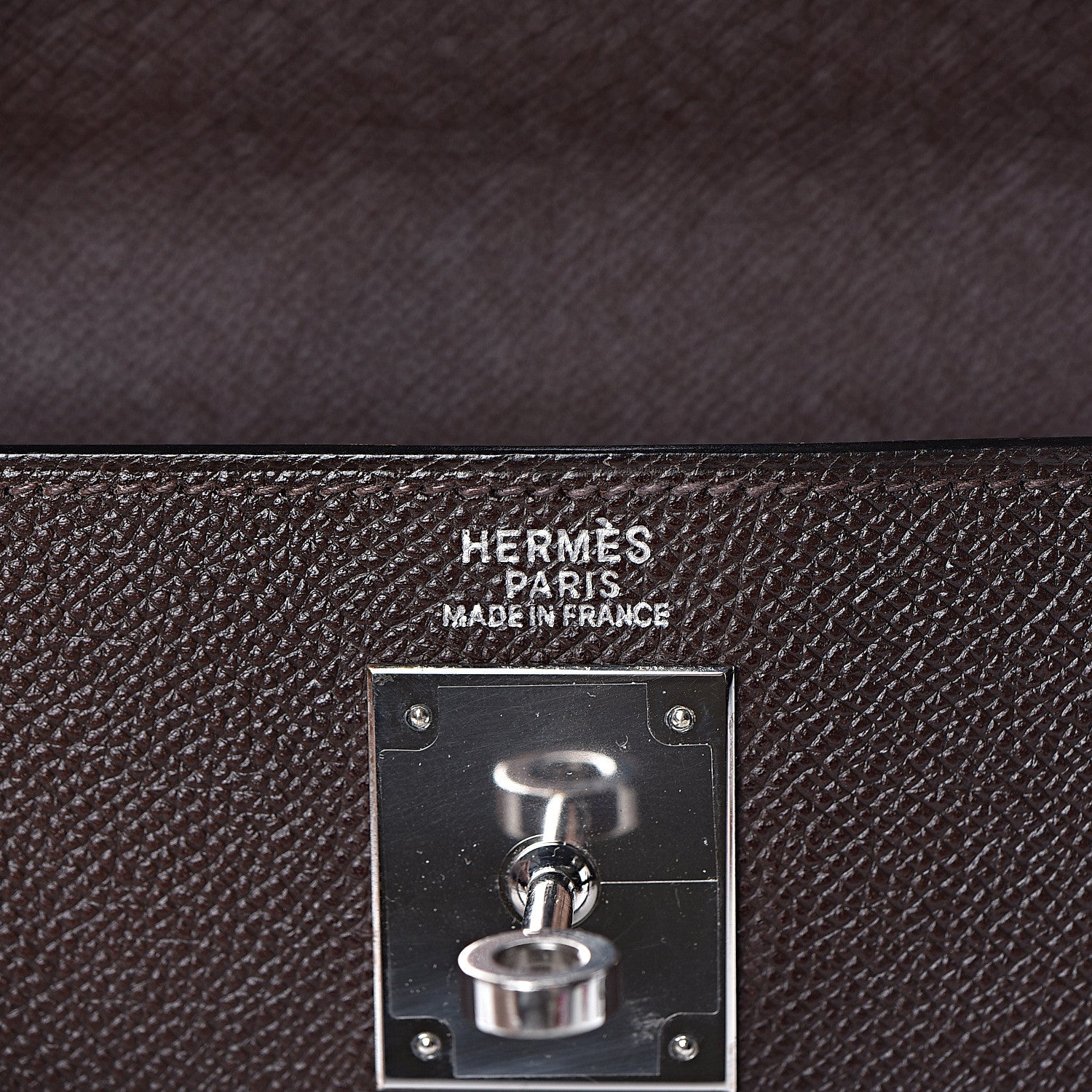Hermes Epsom Kelly Retourne 32 Chocolate Orange 16 of 46