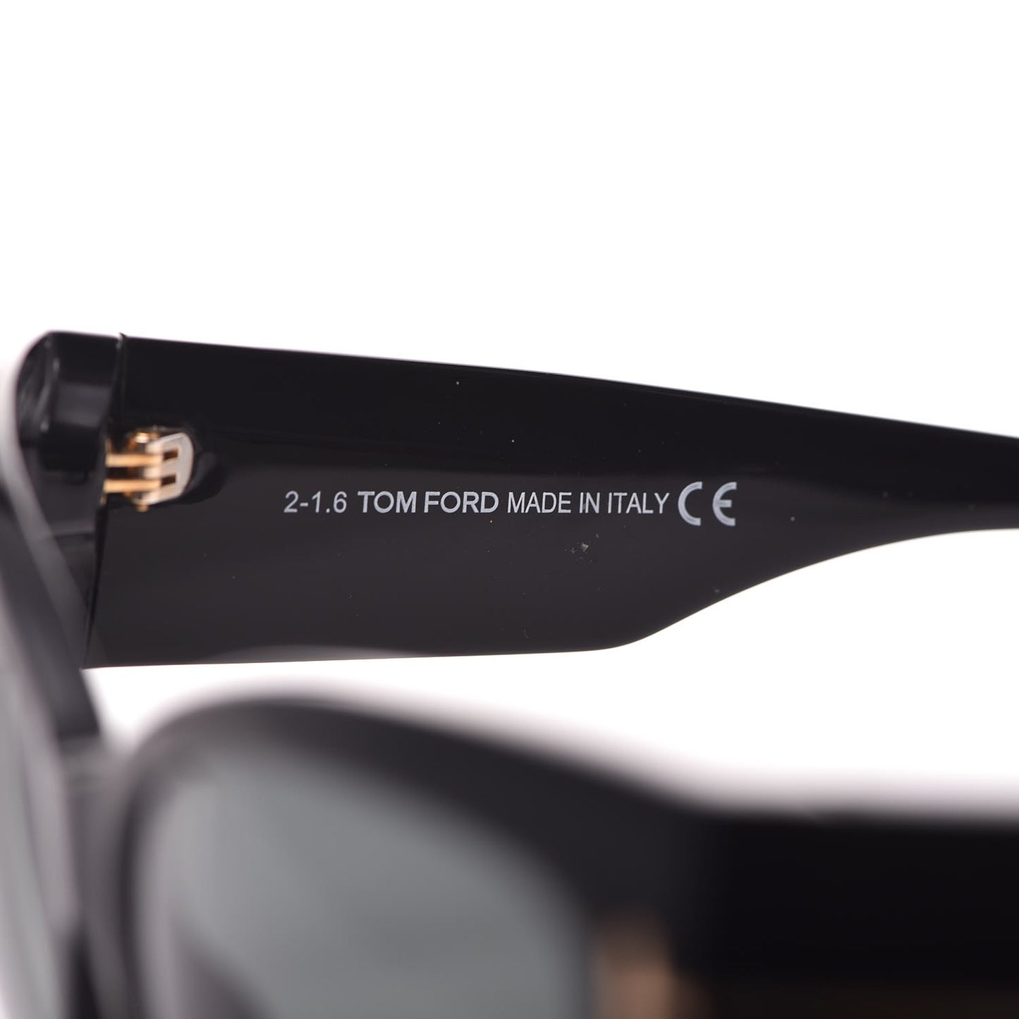 Acetate Anoushka Cat Eye Sunglasses TF371 Black