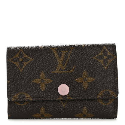 Louis Vuitton Monogram Multicles 6 Key Holder Rose Ballerine 1 of 9