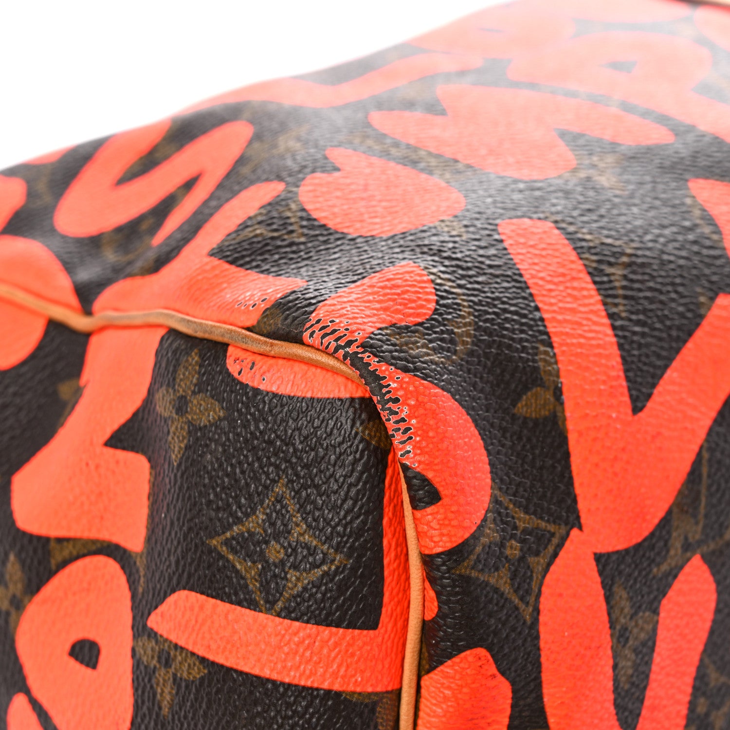 Louis Vuitton Monogram Graffiti Keepall 50 Orange 8 of 22