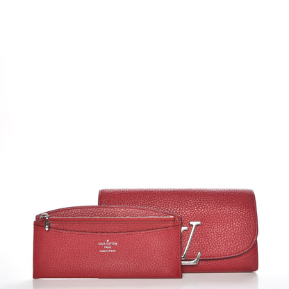 Louis Vuitton Taurillon Vivienne LV Long Wallet Rubis 5 of 7