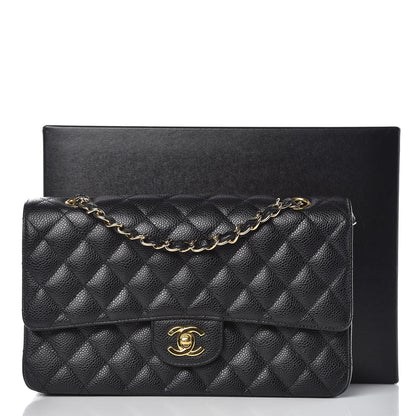Chanel Caviar Quilted Medium Double Flap Black 10 of 10