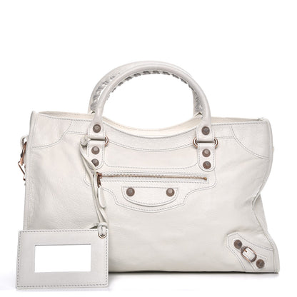 Balenciaga Agneau Giant 12 Rose Gold Hardware City White Light 1 of 10