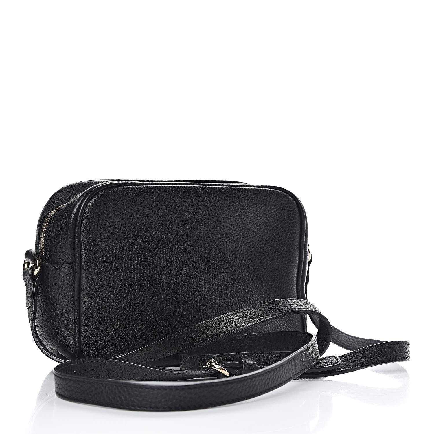 Gucci Pebbled Calfskin Small Soho Disco Bag Black 3 of 9