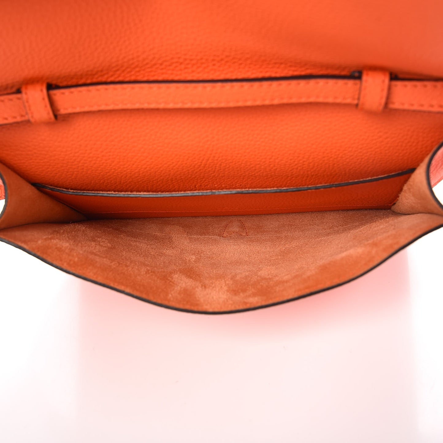 Grand Prix Calfskin Jackie Convertible Shoulder Bag Orange