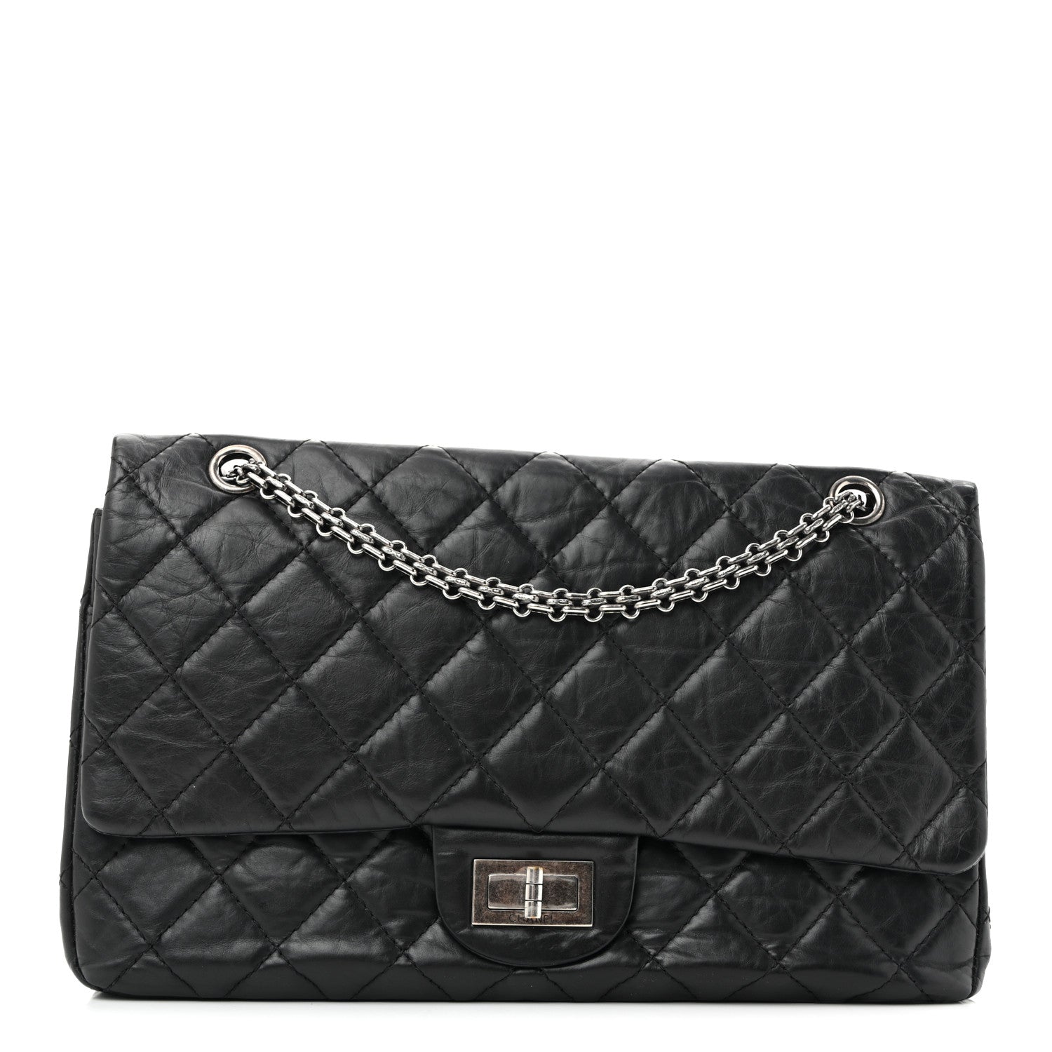 Chanel Aged Calfskin Quilted 2.55 Reissue 227 Flap Black 1 of 11