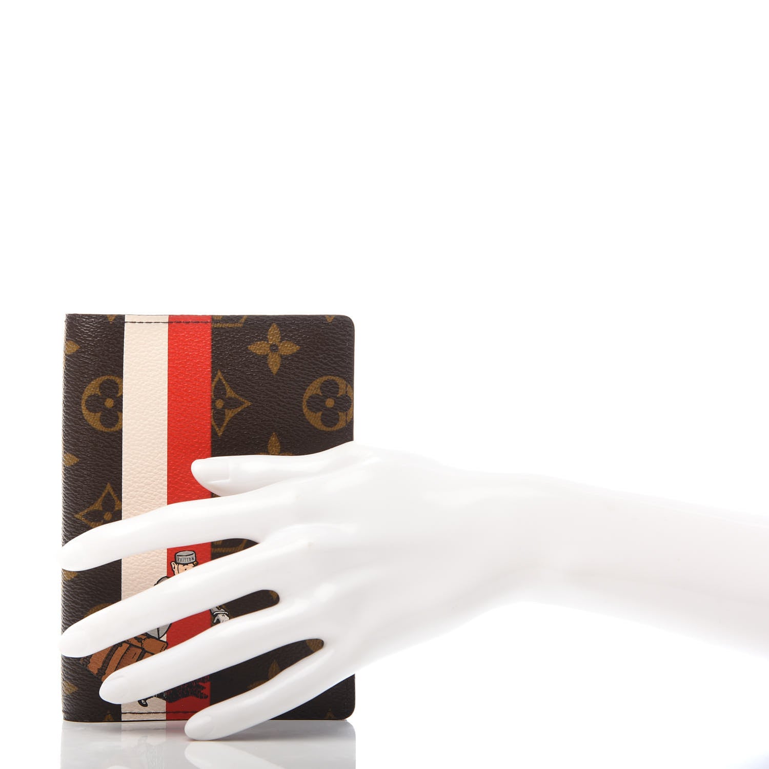 Louis Vuitton Monogram Groom Small Ring Agenda Cover Red 2 of 7
