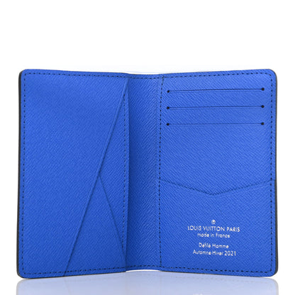 Louis Vuitton Vintage Monogram Everyday LV Pocket Organizer Blue 4 of 4