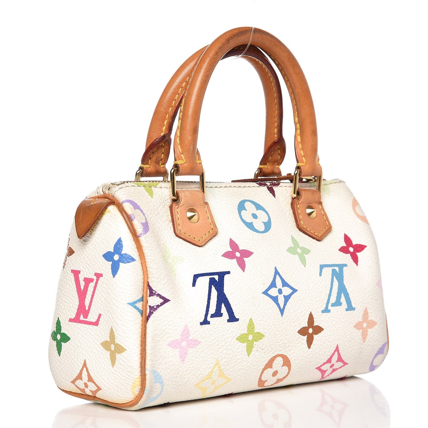 Monogram Multicolor Mini Sac HL Speedy White