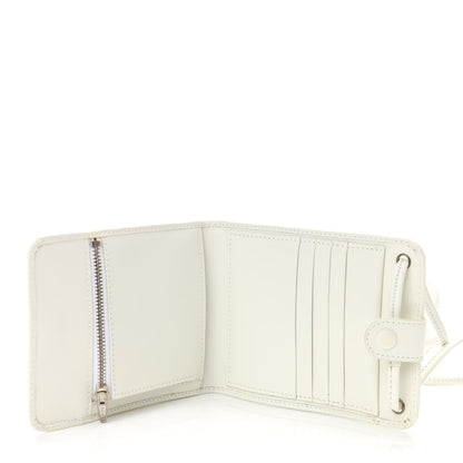 Balenciaga Calfskin Card Holder Crossbody Bag White 5 of 10