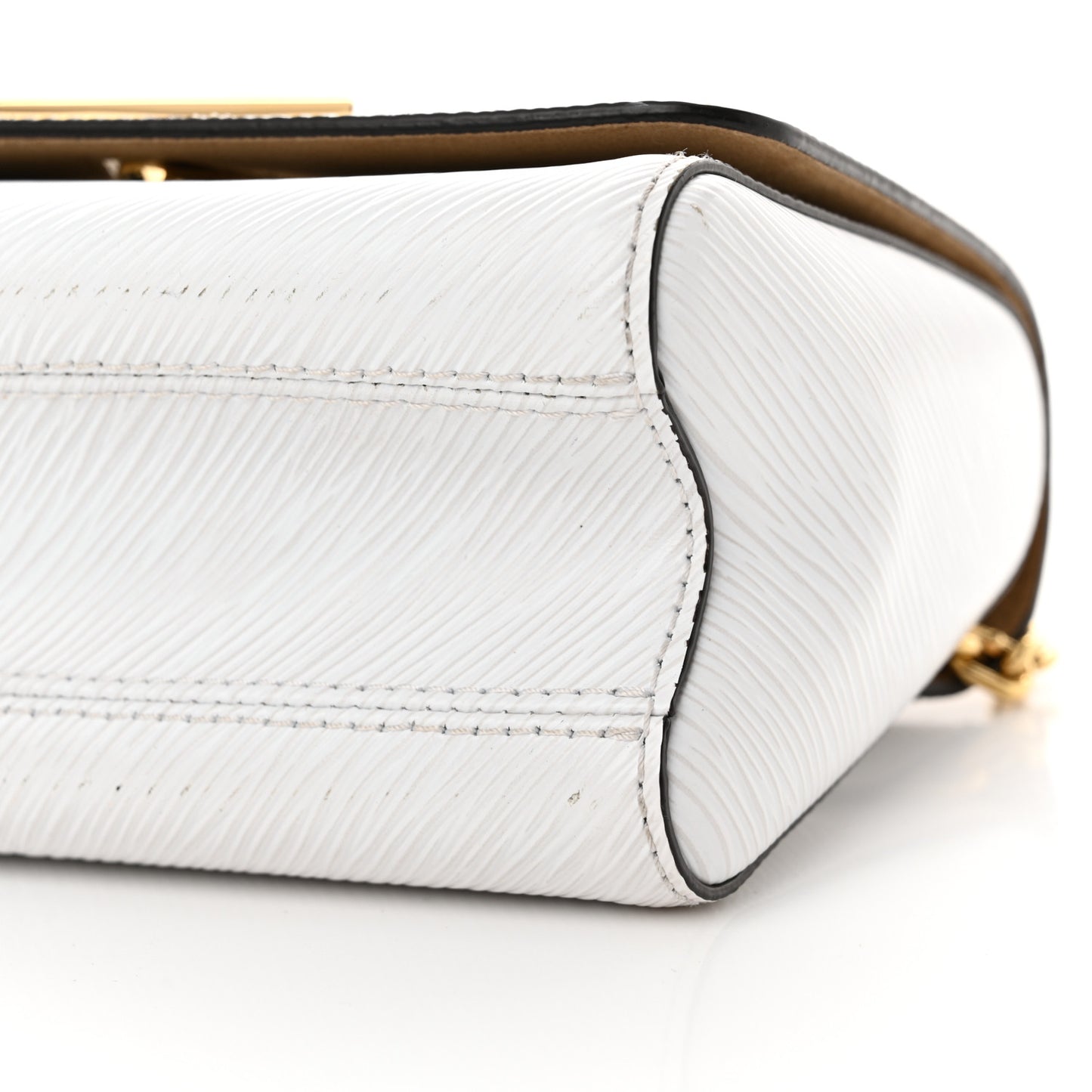 Epi Twist Shoulder Bag PM White