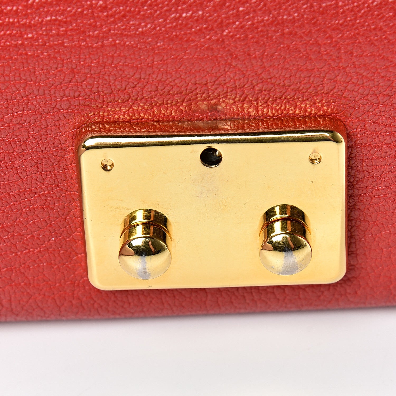 Miu Miu Goatskin Madras Continantal Wallet Rosso 12 of 13