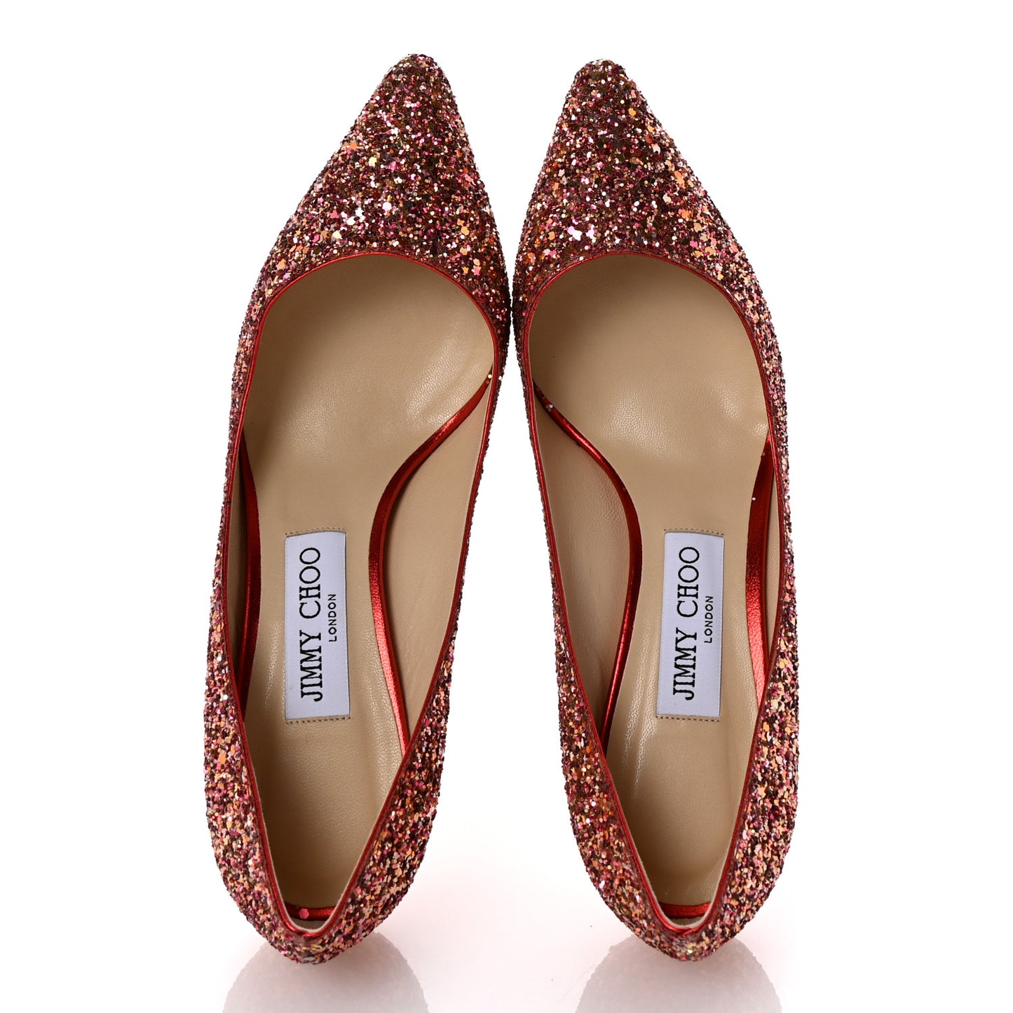 Coarse Glitter Degrade Romy 60 Pumps 38 Pink Multi
