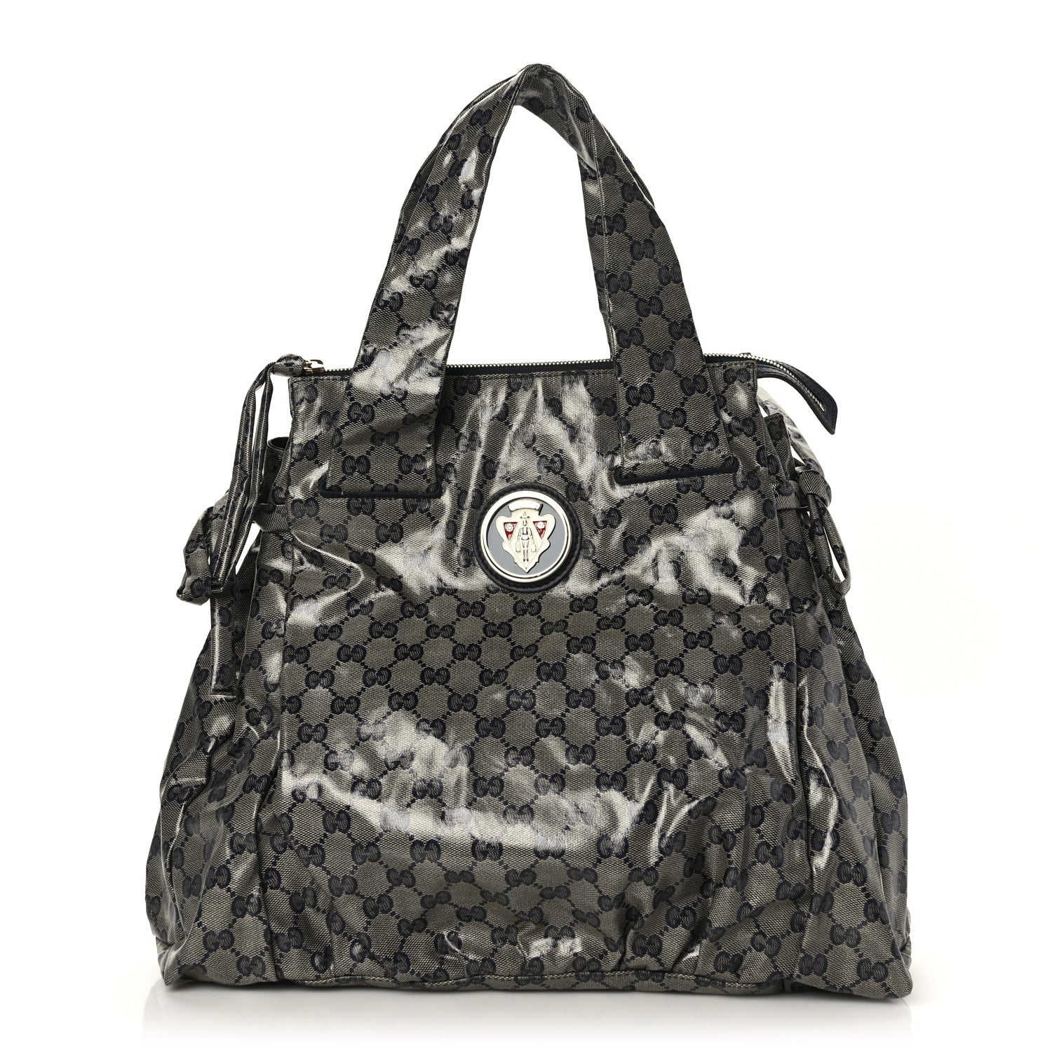 Gucci Crystal Monogram Hysteria Tote Navy Blue 1 of 9