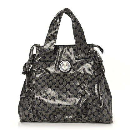 Gucci Crystal Monogram Hysteria Tote Navy Blue 1 of 9