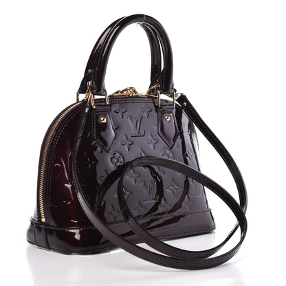 Louis Vuitton Vernis Alma BB Amarante 3 of 7