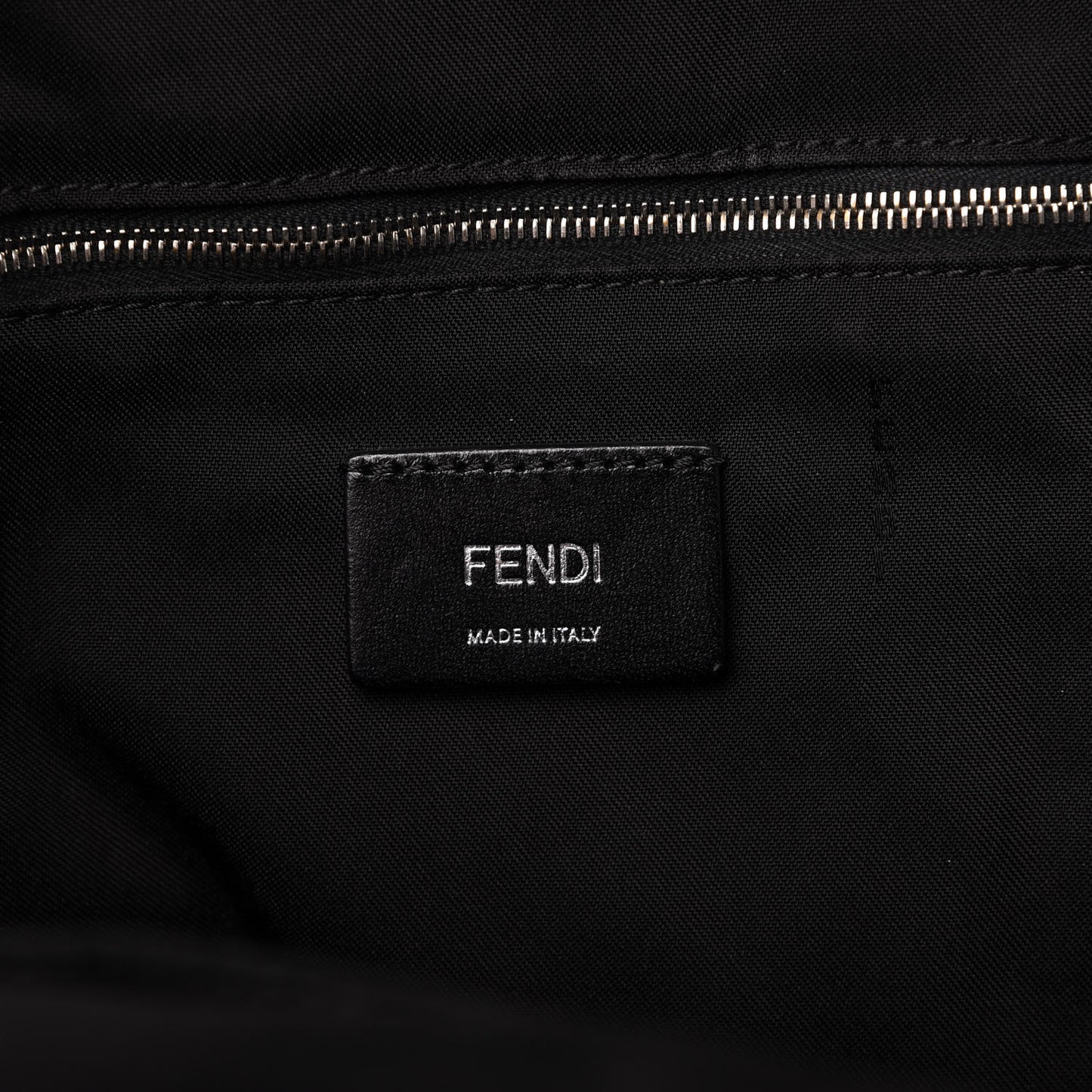 Nylon Calfskin Faces No Words Emoticon Backpack Grey Black