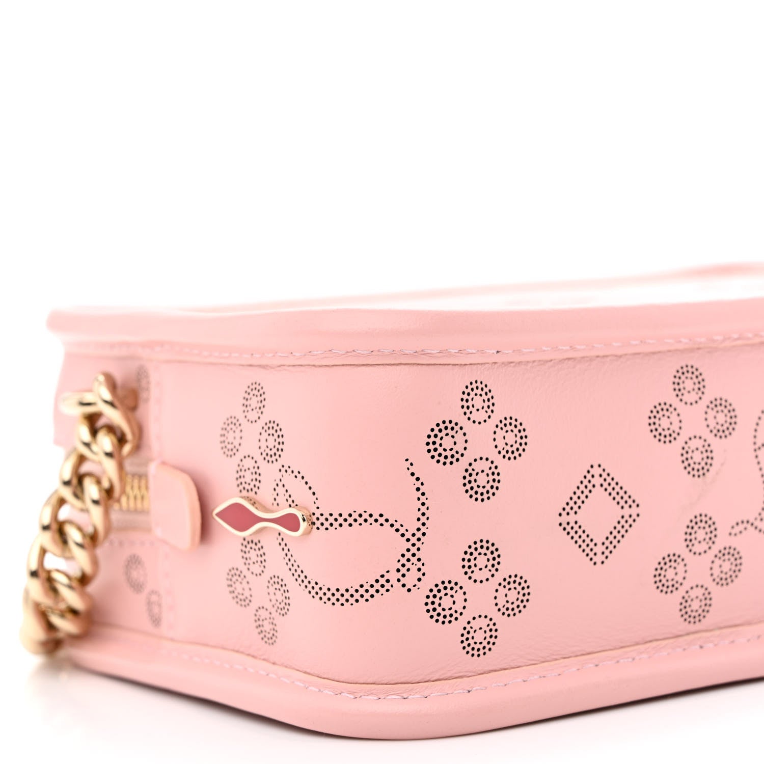 Christian Louboutin Calfskin Small Radioloubi Rosy 8 of 9