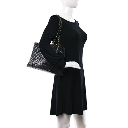 Chanel Caviar Quilted Grand Shopping Tote GST Black 2 of 9