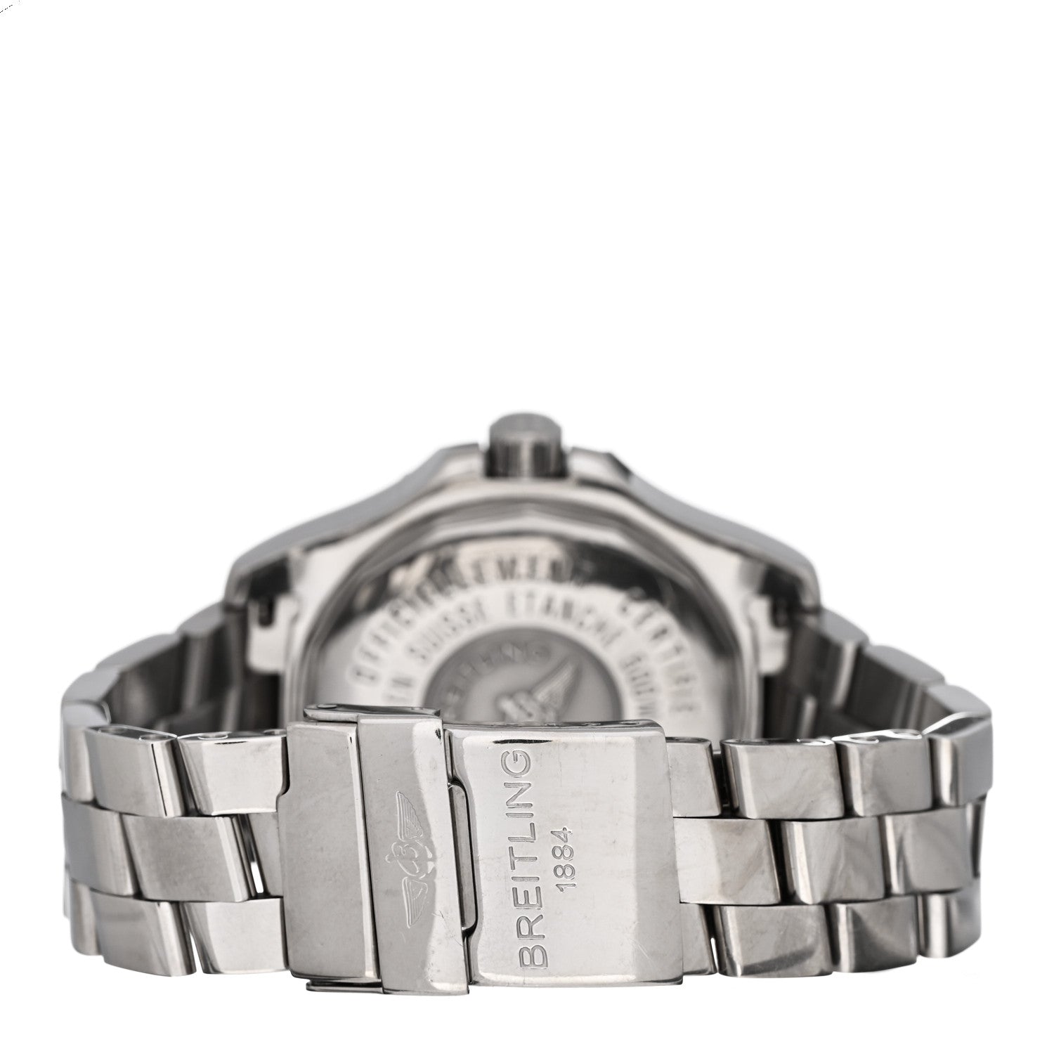 Breitling Stainless Steel 41mm Colt Automatic Watch Blue A17380 3 of 4